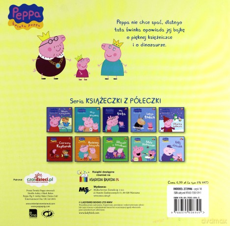 Śpiąca Królewna Świnka Peppa Książeczki Z Półeczki Nr 18 [KSIĄŻKA]