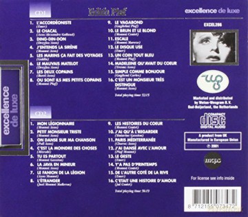 Edith Piaf: 32 French Chansons [2CD]