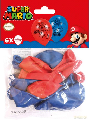Super Mario Ballonnen 6st.: 6 Luftballons Super Mario [CD]