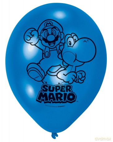 Super Mario Ballonnen 6st.: 6 Luftballons Super Mario [CD]
