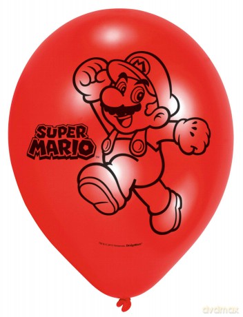 Super Mario Ballonnen 6st.: 6 Luftballons Super Mario [CD]