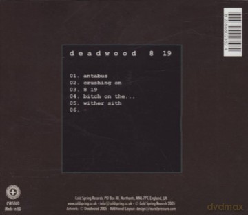 Deadwood: 8 19 [CD]