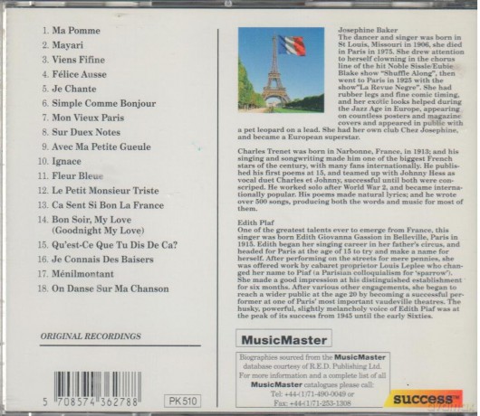 A Musical Tribute To France [CD]