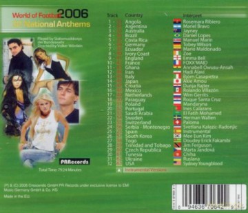 A World Of Football-32 National Anthems 2006 [CD]