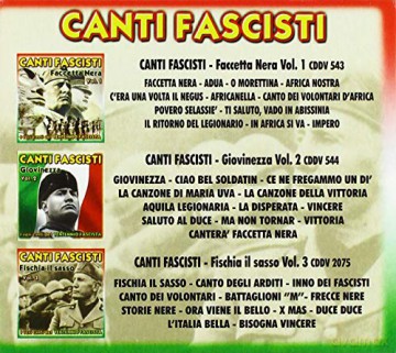 Aa.Vv - Canti Fascisti (3) [CD]
