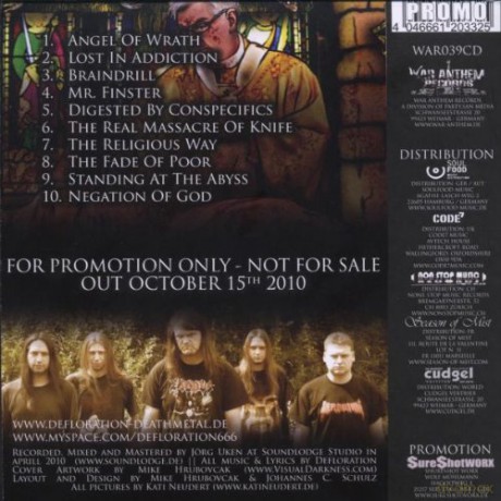 Defloration: Abused With Gods Blessing [CD]