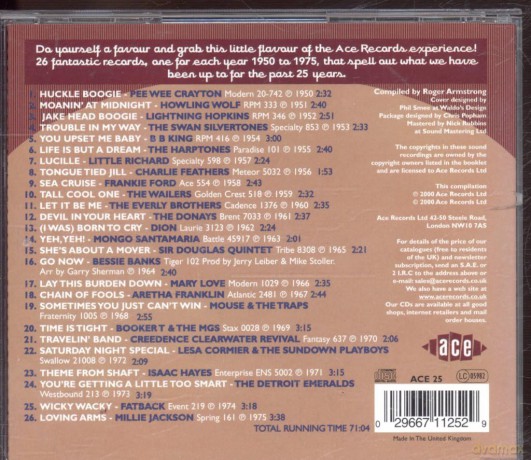 Ace 25th Anniversary [CD]