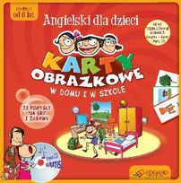 W Domu i W Szkole Angielski Dla Dzieci Karty Obrazkowe [KSIĄŻKA]