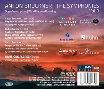 Albrecht,Hansjorg - Anton Bruckner Project - The Symphonies, Vol. 9 (2) [CD]