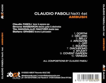 Claudio Fasoli Next 4et: Ambush [CD]