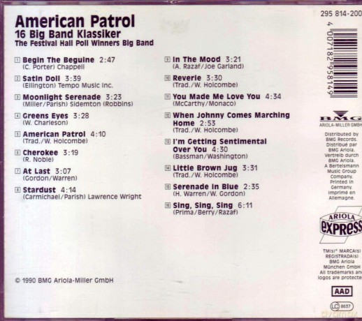 16 Big Band Klassiker: American Patrol [CD]