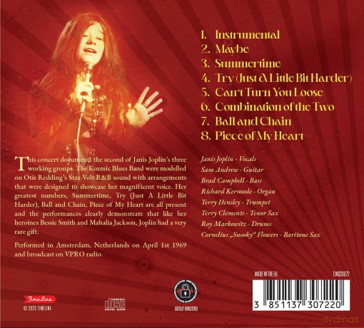 Janis Joplin: Amsterdam [CD]