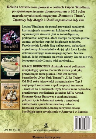 Zakazane Wiersze Lady Louisy - Grace Burrowes [KSIĄŻKA]