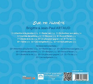Artaud Brigitte Et Jean-Paul - Sur Ma Planete [CD]