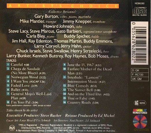Gary Burton: Artist S Choice [CD]
