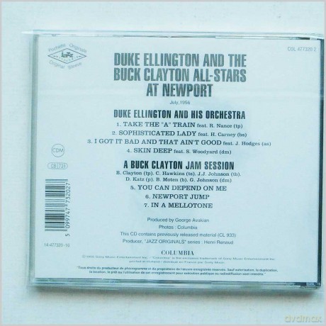 Ellington Duke And The Buck Clayton All-Stars: At Newport [CD]