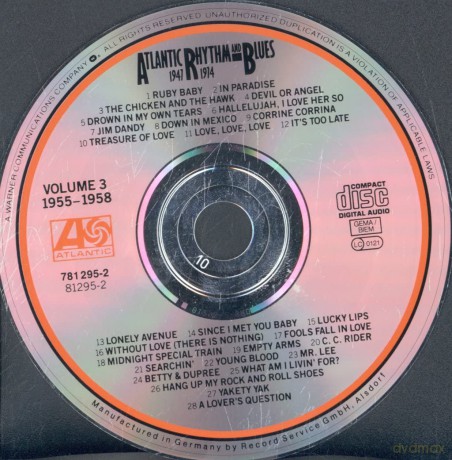Atlantic Rhythm And Blues 1947-1974: Volume 3 1955-1958 [CD]