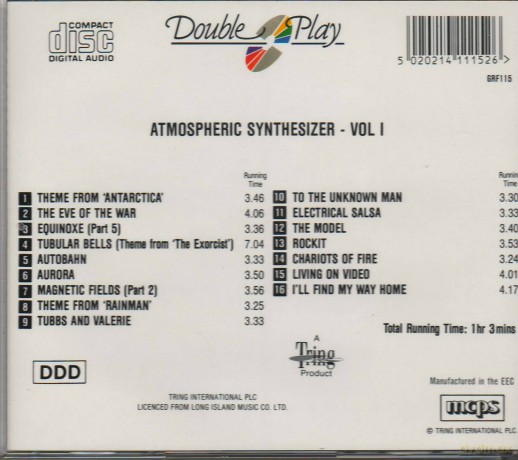 Galaxy Sound Orchestra: Atmospheric Synthesizer Volume 1 [CD]