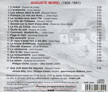 Auguste Morel - Melodies, Scenes Et Romances [CD]