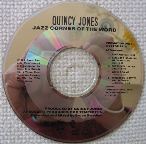 Quincy Jones: Back on the Block [CD]