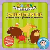 Zwierzęta Dzikie Karty Obrazkowe [KSIĄŻKA]