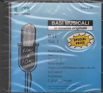 Basi Musicali: Basi Musicali Raf Volume 1 [CD]