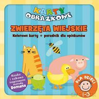 Zwierzęta Wiejskie Karty Obrazkowe [KSIĄŻKA]