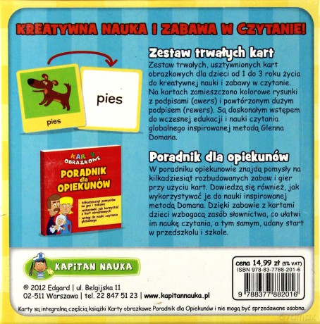 Zwierzęta Wiejskie Karty Obrazkowe [KSIĄŻKA]