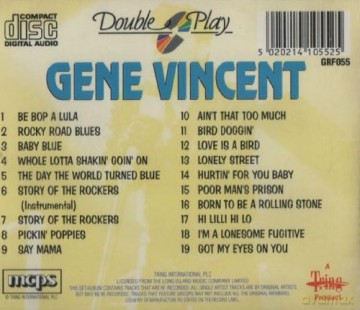 Gene Vincent: Be Bop A Lula [CD]