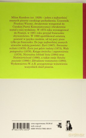 Życie Jest Gdzie Indziej - Milan Kundera [KSIĄŻKA]
