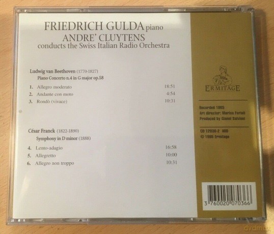 Friedrich Gulda: Beethoven Franck [CD]
