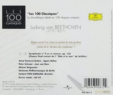 Ludwig Van Beethoven: Beethoven-Symphonie N 9 [CD]