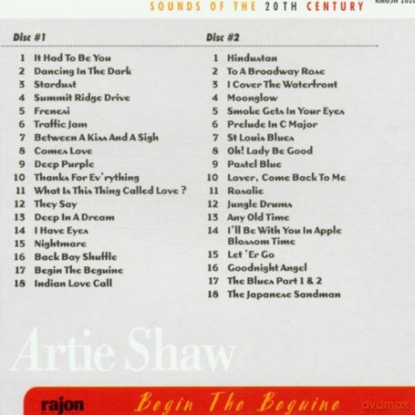 Artie Shaw: Begin The Beguine Part 2 [CD]