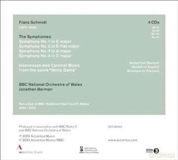Berman,Jonathan/BBC National Orchestra Of Wales - Franz Schmidt: The Symphonies (4) [CD]
