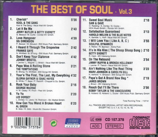 Best Of Soul (The) (3) [CD]
