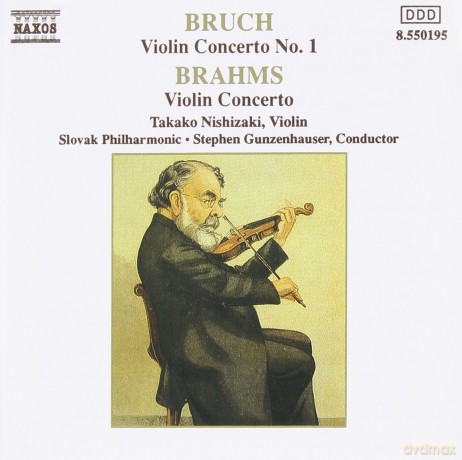 Takako Nishizaki: Brahms: Violin Concerto Bruch: Violin Concerto No. 1 [CD]
