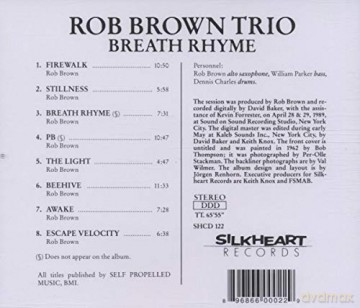 Rob Brown: Breath Rhyme [CD]