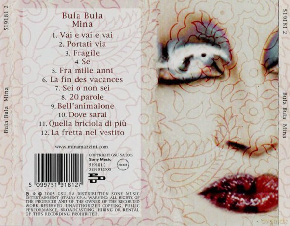 Mina: Bula Bula [CD]