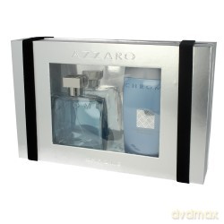 Azzaro Chrome Zestaw - Woda Toaletowa 100ml Spray + Żel Pod Prysznic 200ml [2xPERFUMY]