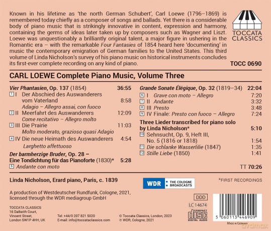Linda Nicholson: Carl Loewe - Samtliche Klaviermusik, Vol.3 [CD]