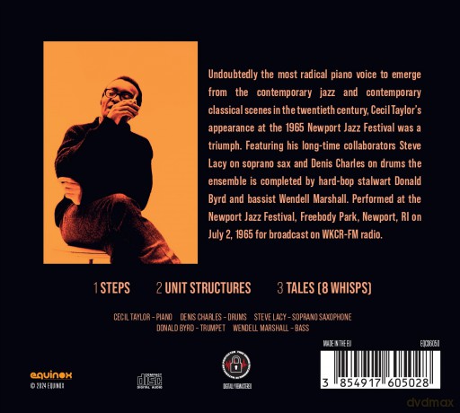 Cecil Taylor: Cecil Taylor - Freebody Park, Newport 1965 [CD]