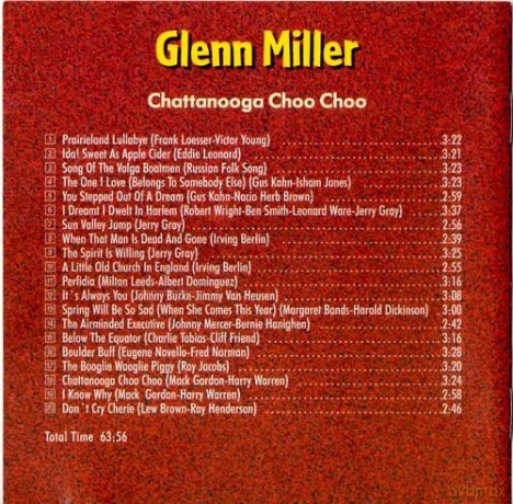 Glenn Miller: Chattanooga Choo Choo [CD]