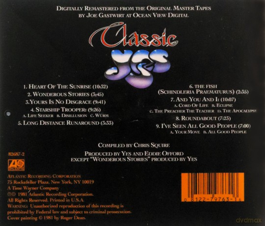 Yes: Classic Yes [CD]
