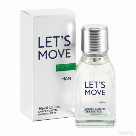 Benetton Let's Move Woda Toaletowa dla Mężczyzny 100ml Spray [PERFUMY]