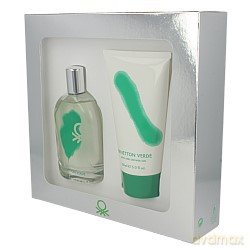 Benetton Verde Zestaw dla Mężczyzny - Woda Toaletowa 100ml Spray + Żel Pod Prysznic 150ml [2xPERFUMY]