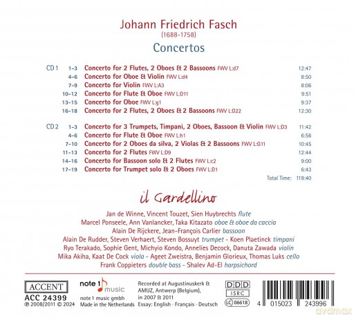 Il Gardellino: Concertos [CD]