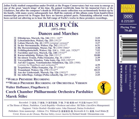 Hofbauer/Stilec/Czech Chamber Po Pardubice: Dances And Marches [CD]