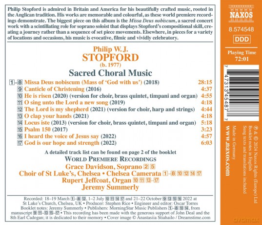 Davidson/Jeffcoat/Choir Of St Lukes: Davidson/Jeffcoat/Choir Of St Lukes - Geistliche Chormusik [CD]