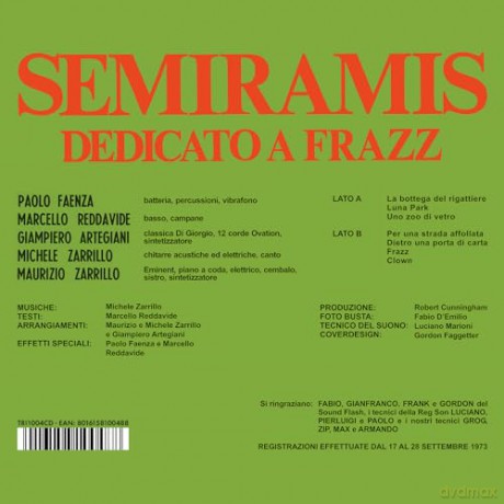 Semiramis: Dedicato A Frazz [CD]