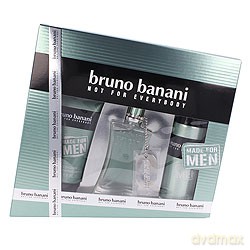 Bruno Banani Made For Men Zestaw - Woda Toaletowa 30ml Spray + Dezodorant 50ml Spray + Żel Pod Prysznic 50ml [3xKOSMETYKI]